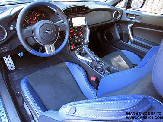 2015 BRZ Limited Series.Blue interior