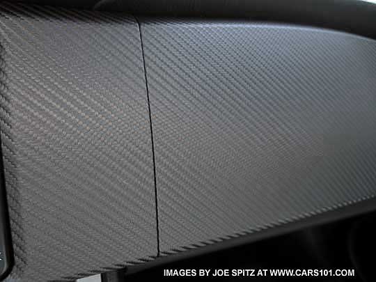 015 BRZ Limited gray small pattern carbon fiber-like gray dash interior trim