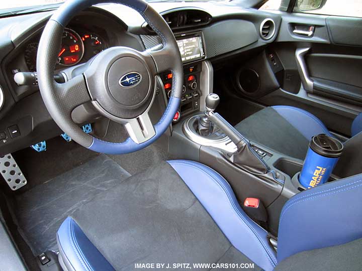 2015 BRZ Limited Series.Blue interior