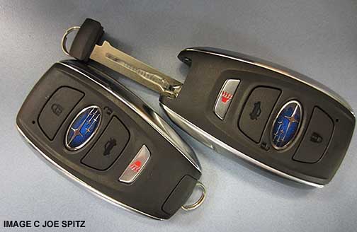 2015 BRZ proximity key fobs on models with keyless access pushbutton start