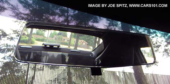 2015 BRZ Series.Blue frameless rear view mirror