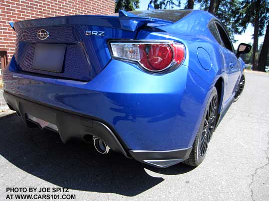 2015 BRZ Series.Blue with standard underspoilers