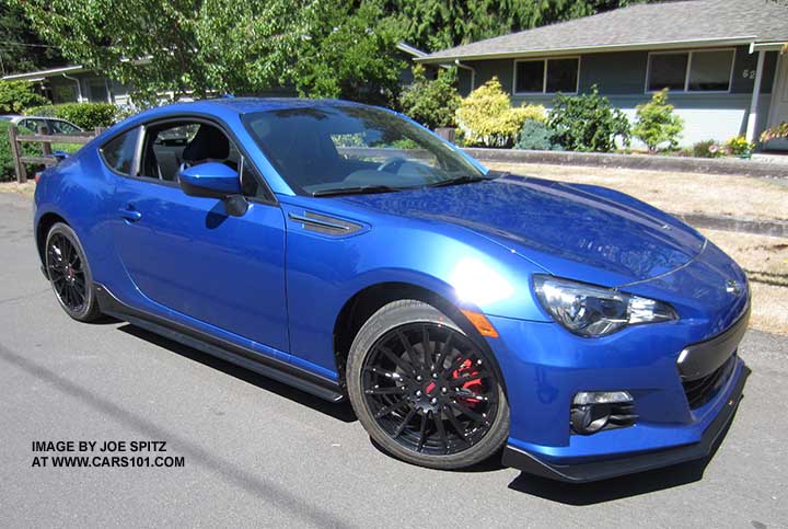 2015 BRZ Series.Blue with standard underspoilers, WR Blue shown