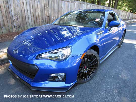 2015 BRZ Series.Blue with standard underspoilers