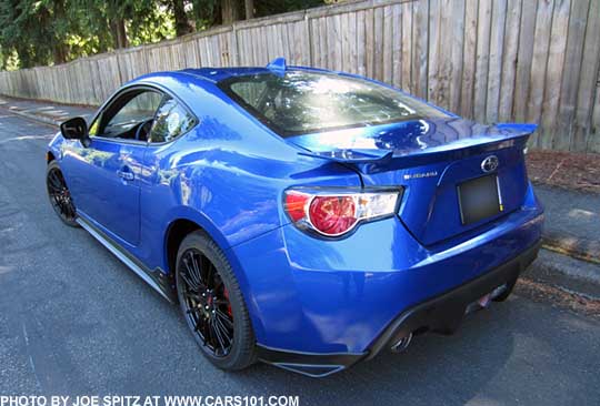 2015 BRZ Series.Blue with standard underspoilers