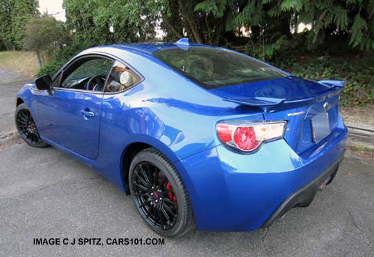 BRZ series.blue before underspoilers installed, wr blue color shown