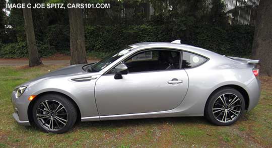side view 2015 ice silver Subaru BRZ Limited