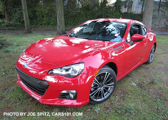 2015 Subaru BRZ Limited, Lightning Red color shown