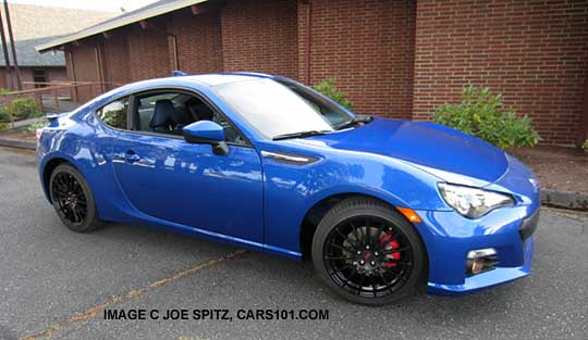 passenger side BRZ series.blue,  wr blue color,  before underspoilers installed