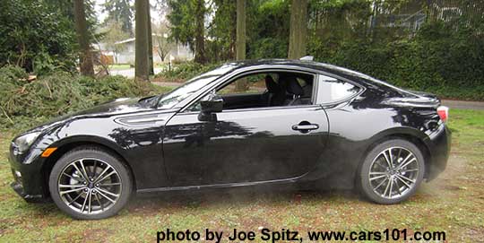 side view 2015 BRZ Premium, black