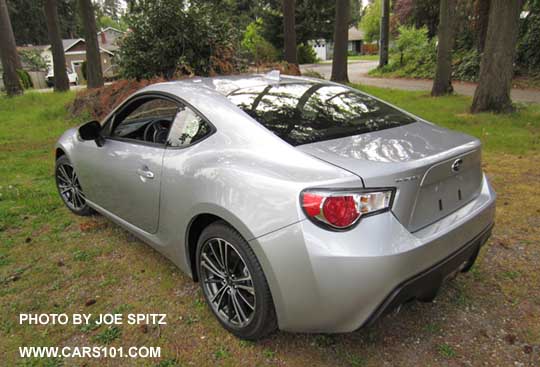 2015 Subaru BRZ, no reaqr spoiler