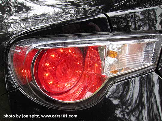 2015 Subaru BRZ Premium lED tail light. Black car shown