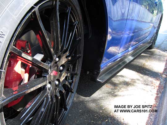 2015 BRZ Series.Blue side underspoiler