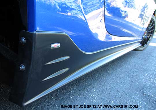 2015 BRZ Series.Blue side underspoiler