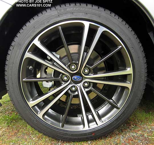 2015 BRZ 18" alloy wheel, Michelin tires
