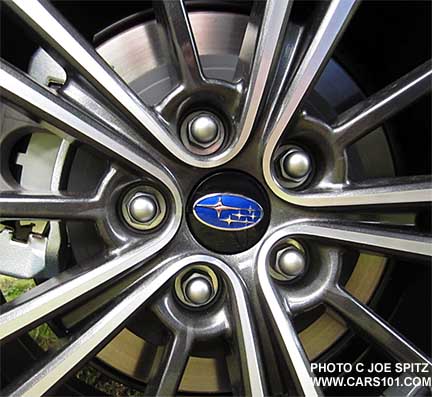 2015 Subaru BRZ 18" alloy wheel center cap