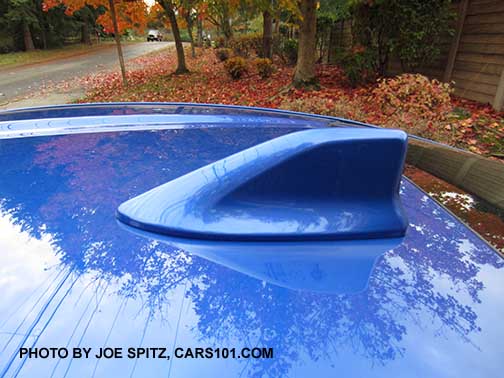 2016 Subaru BRZ  roof mounted antenna on a WR Blue Limited