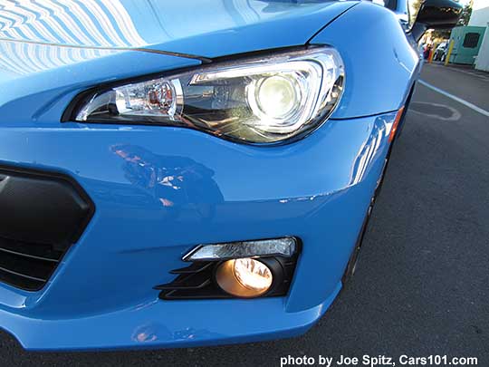 2016 Subaru BRZ Series.HyperBlue front headlight