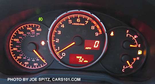 2016 BRZ dashboard instrument panel gauges- tachometer, speedometer,