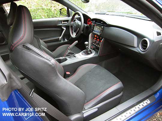2016 BRZ Limited front seats, from passenger side