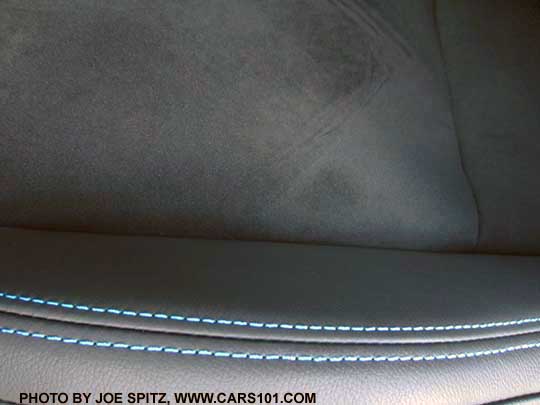 2016 BRZ Series.HyperBlue alcantara seat material with hyperblue stitching 2016 BRZ Series.HyperBlue black alcantara seat material with hyperblue stitching