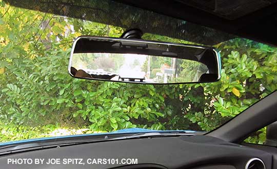 2016 Subaru BRZ Series.HyperBlue has a frameless rear view mirror