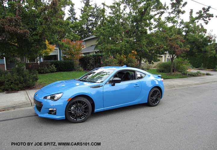 2016 Subaru BRZ Series.HyperBlue on the road