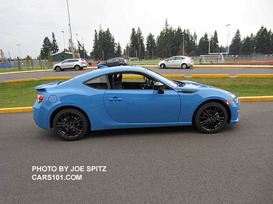 passenger side view 2016 Subaru Series.HyperBlue BRZ