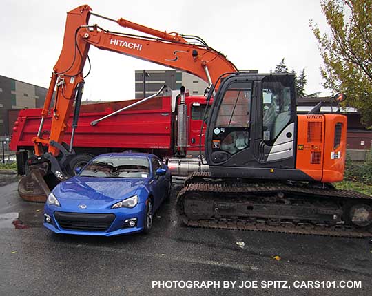 How big is that BRZ? 2016 Subaru BRZ Limited, WR Blue color shown