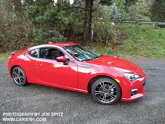 2016 BRZ, pure red color