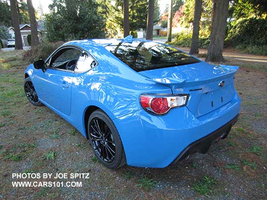 2016 Subaru BRZ Series.HyperBlue, rear view