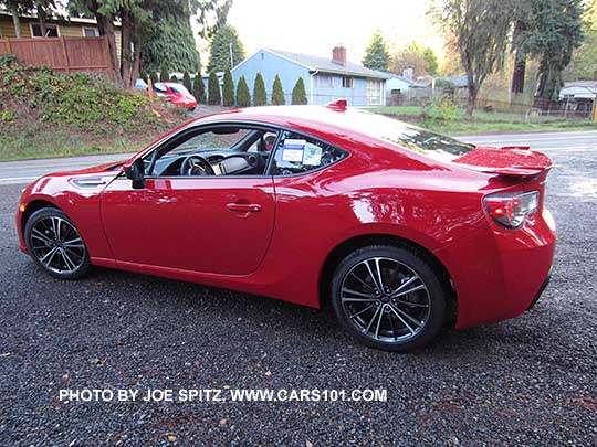 2016 BRZ, pure red color