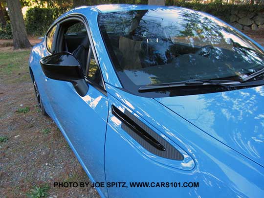 2016 Subaru BRZ Limited Series.HyperBlue has black fender trim and outside mirrors