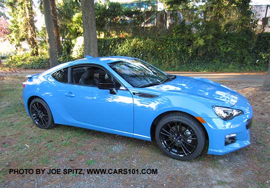 side view 2016 Subaru BRZ Series.HyperBlue