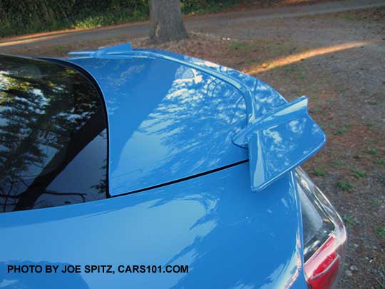 Rear spoiler, 2016 BRZ Series.Hyper.Blue shown