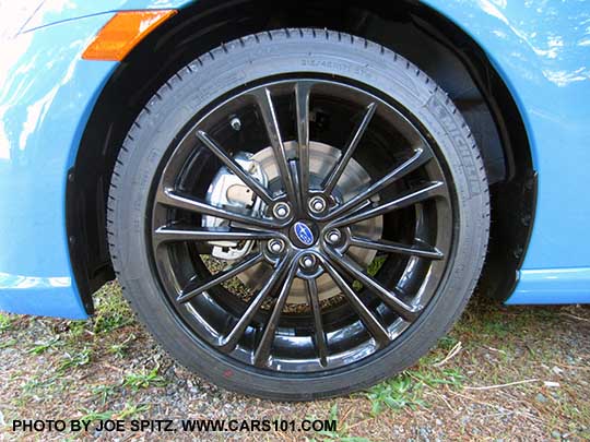 2016 BRZ Series.HyperBlue black 17" alloy wheels
