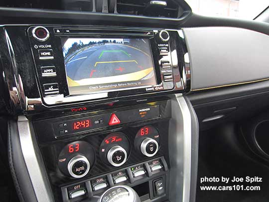 2017 Subaru BRZ Limited Series.Yellow center console- dual climate control, padded dash with yellow stitching