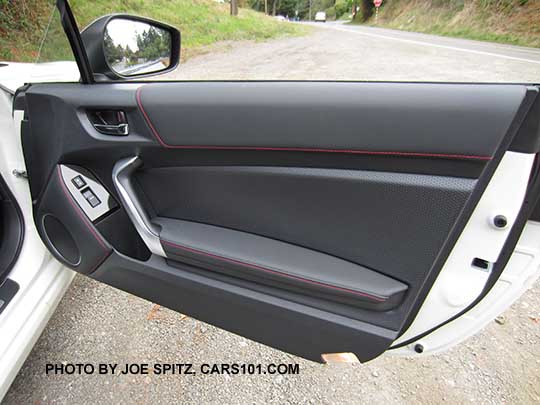 2017 Subaru BRZ Limited passenger door. Notice the courtesy light