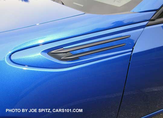 2017 WR Blue Subaru BRZ front fender trim
