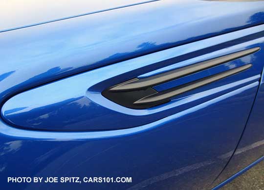 WR Blue 2017 BRZ Limited front fender trim