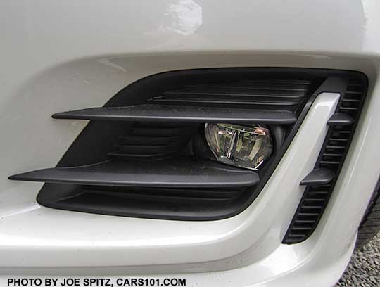 2017 Subaru BRZ front LED fog lights. standard on Limited, optional on Premium models