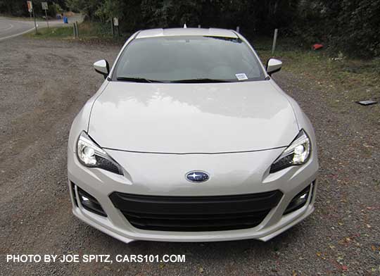front view 2017 Subaru BRZ Limited,  white pearl color