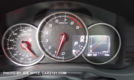 2017 Subaru BRZ Limited dashboard gauges