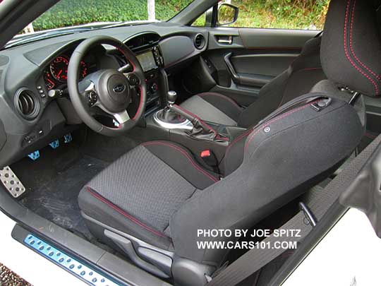 2017 Subaru BRZ Premium interior, manual transmission