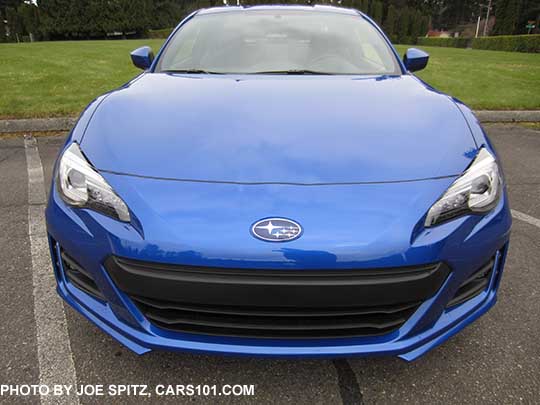 front view 2017 BRZ Subaru Limited, WR Blue color