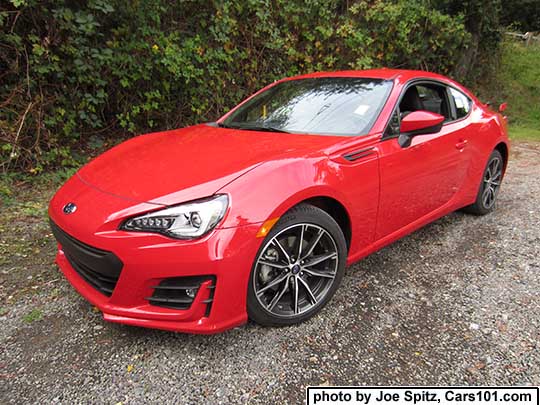 2017 Subaru BRZ Limited, Pure Red color