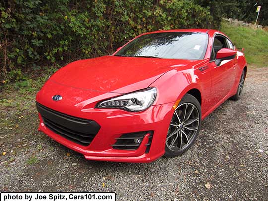 2017 Subaru BRZ Limited, Pure Red color