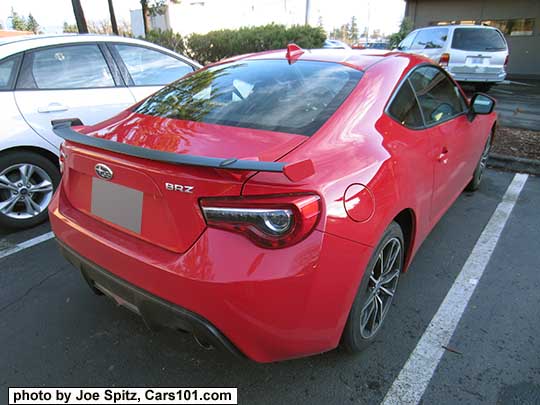 2017 BRZ pure red