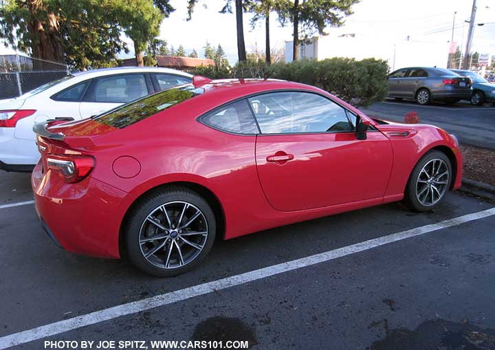 2017 BRZ pure red color