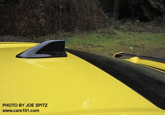 2017 Subaru BRZ Limited Series.Yellow roof mounted shark fin antenna